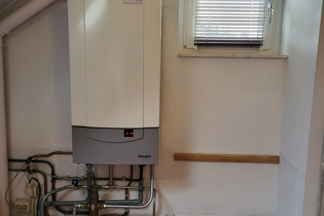 Locatie zonnestroomboiler cv ketel